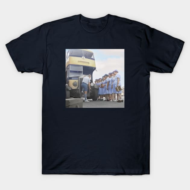 Israel, Tel Aviv. Bus Driver Course. 1940 T-Shirt by UltraQuirky